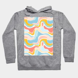 Autumn Nostalgia: Retro Pastel Doodle Delight Hoodie